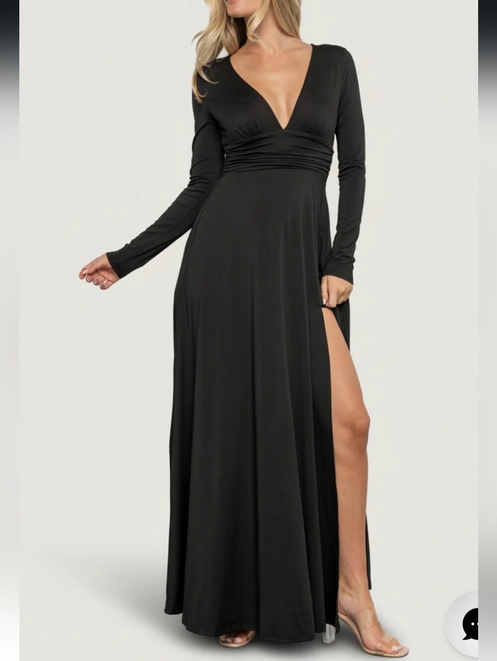 Baltic Born Arianna Maxi Dress – BLACK (Size Small)